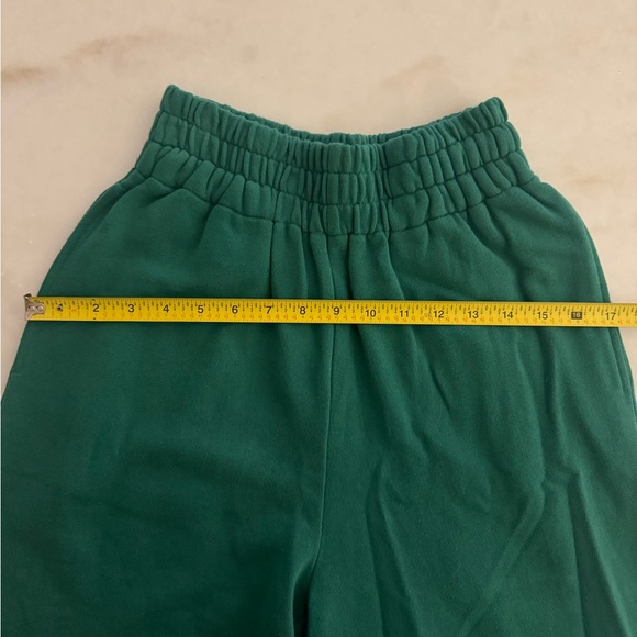 NWT The Westside Emerald Green Wide leg sweatpants - Picture 10 of 10